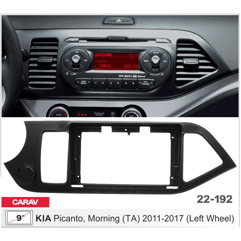 Adapter frame for KIA Picanto Carav 22-192
