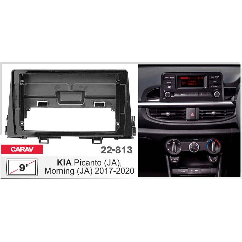 Adapter frame for KIA Picanto Carav 22-813