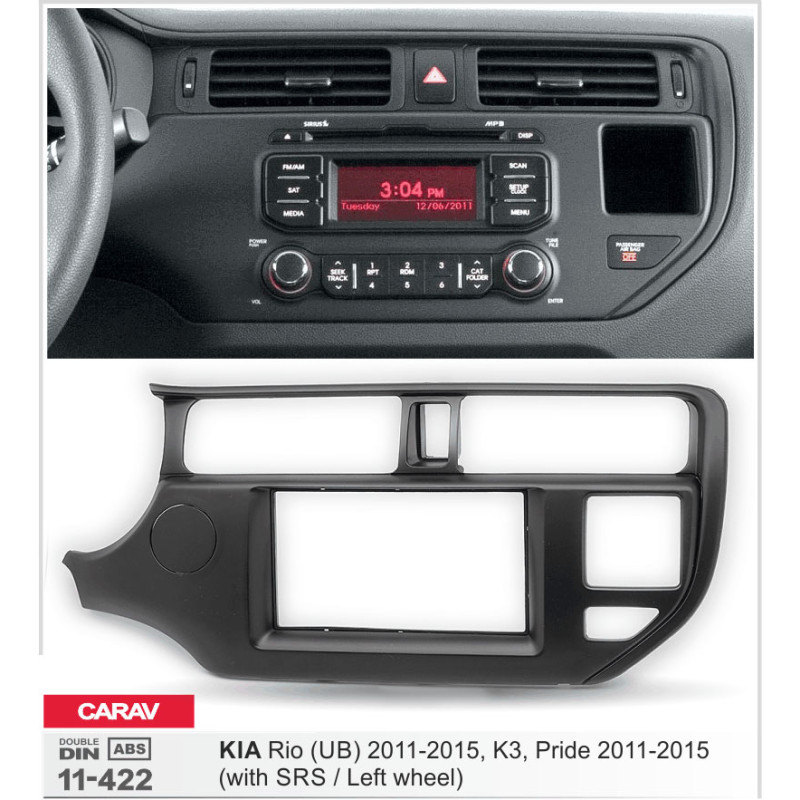 Adapter frame for KIA Rio Carav 11-422