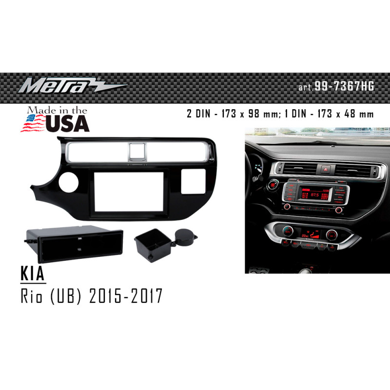 Adapter frame for KIA Rio Metra 99-7367HG