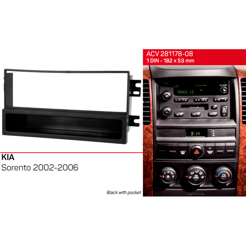 Adapter frame for KIA Sorento ACV 281178-08