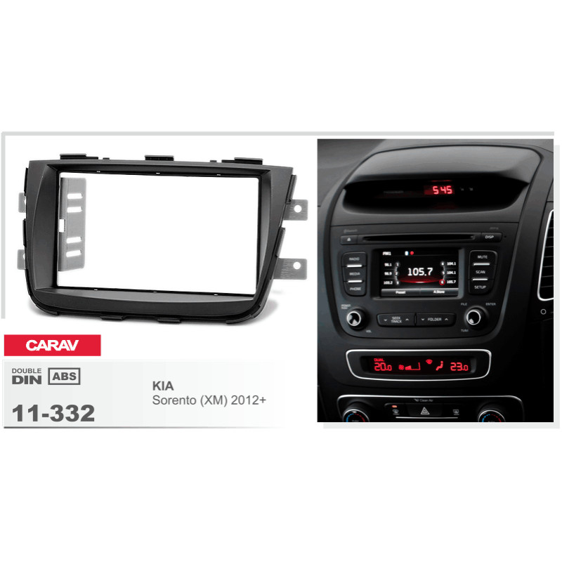 Adapter frame for KIA Sorento Carav 11-332