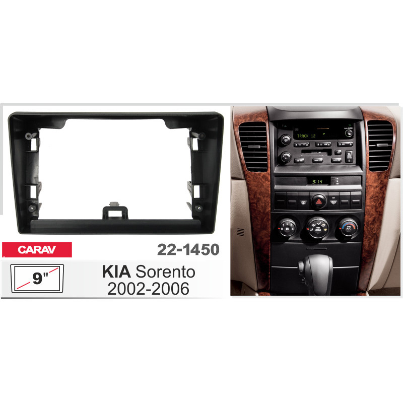 Adapter frame for KIA Sorento Carav 22-1450