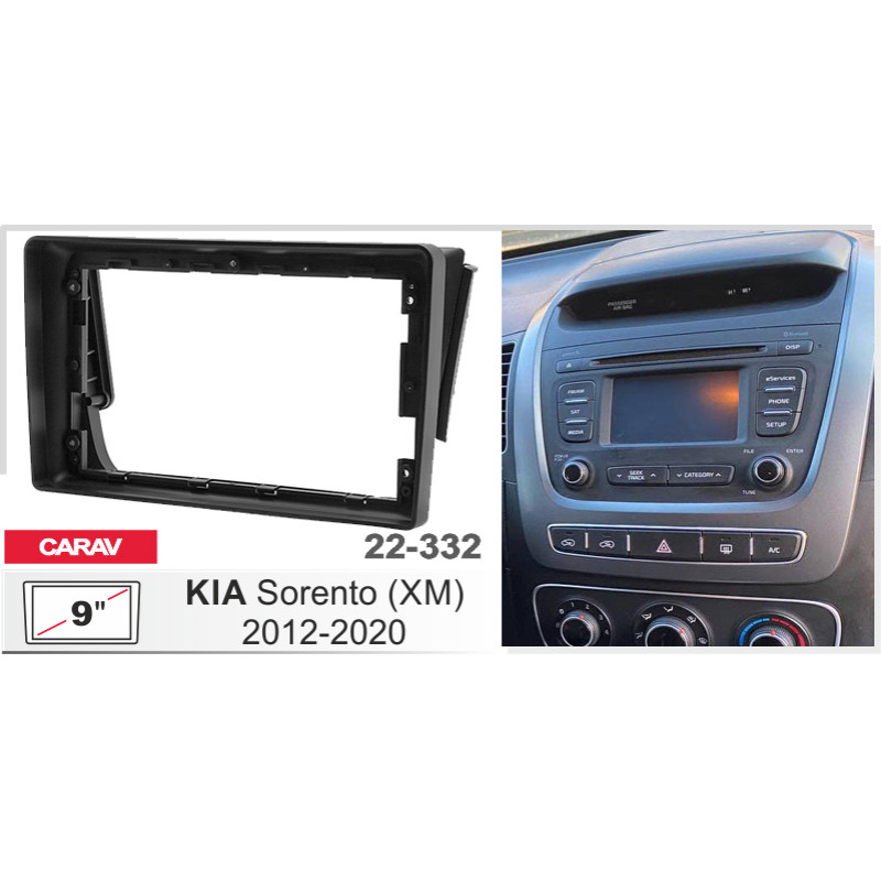 Adapter frame for KIA Sorento Carav 22-332