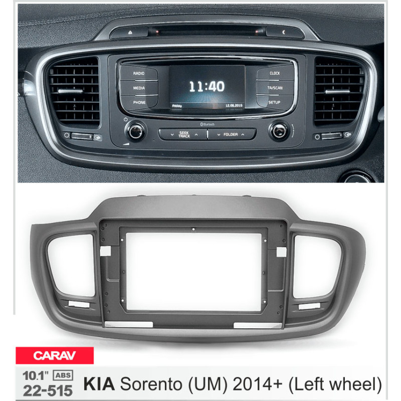 Adapter frame for KIA Sorento Carav 22-515