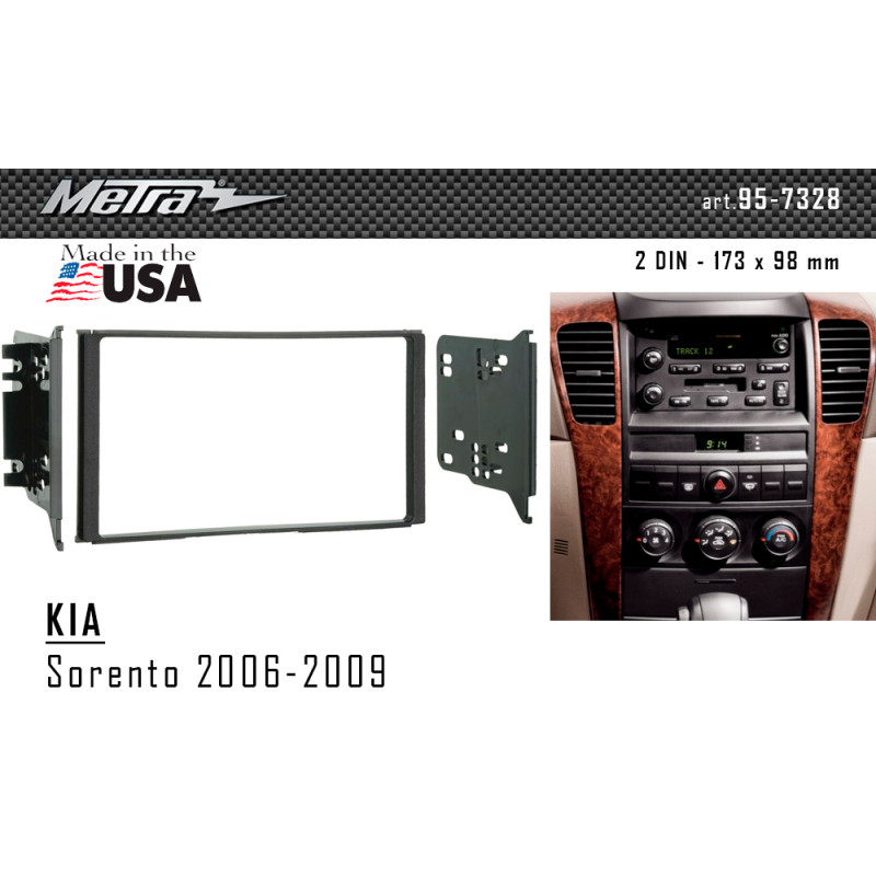 Adapter frame for KIA Sorento Metra 95-7328