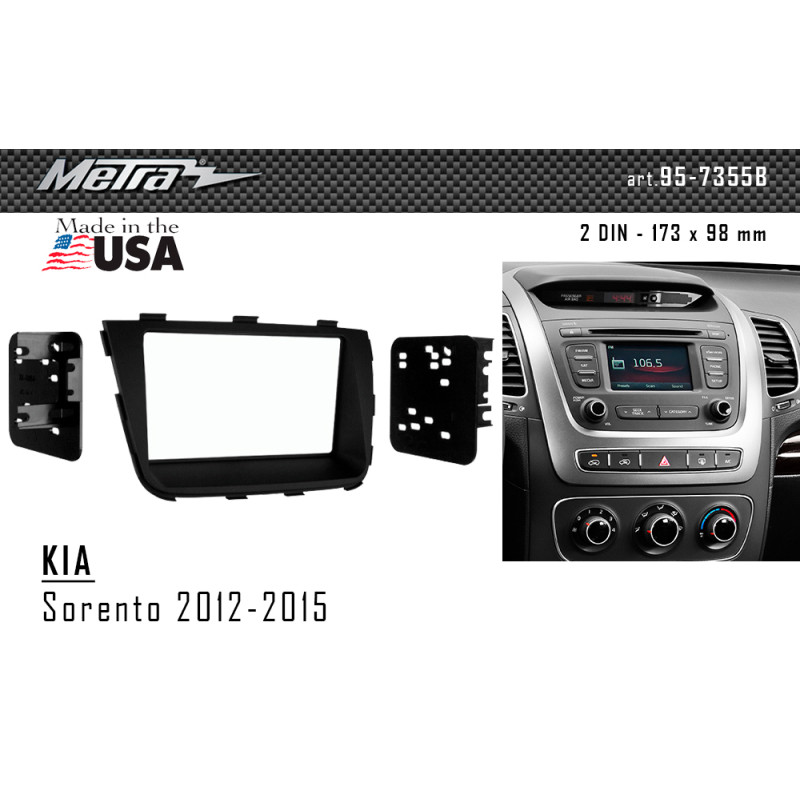 Adapter frame for KIA Sorento Metra 95-7355B