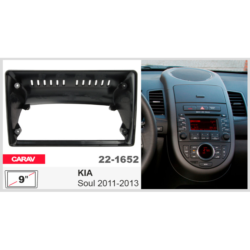 Adapter frame for KIA Soul Carav 22-1652