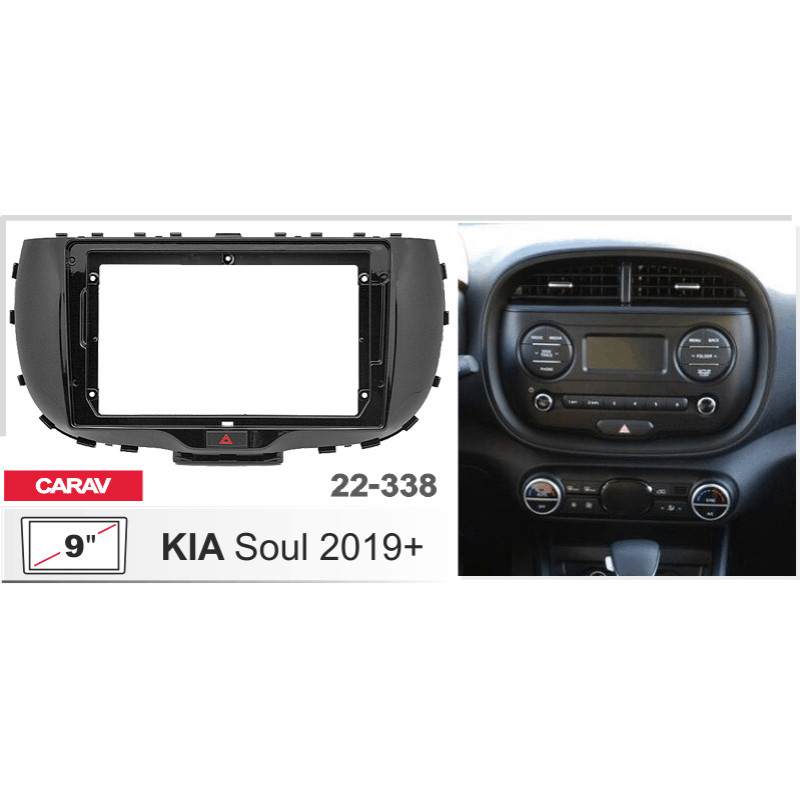 Adapter frame for KIA Soul Carav 22-338