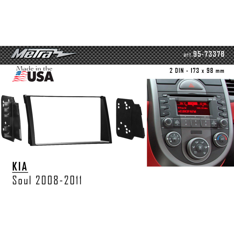 Adapter frame for KIA Soul Metra 95-7337B