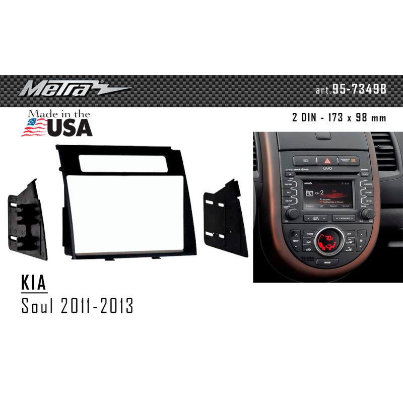 Adapter frame for KIA Soul Metra 95-7349B
