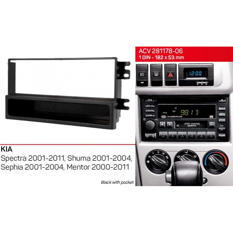 Adapter frame for KIA Spectra, Sephia, Shuma ACV 281178-06