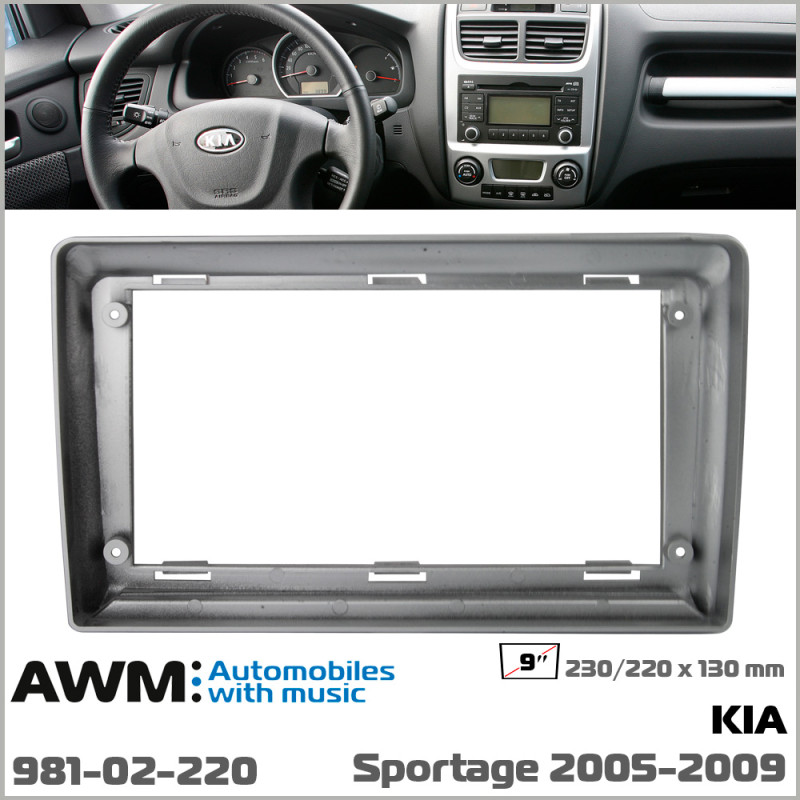Adapter frame for KIA Sportage AWM 981-02-220