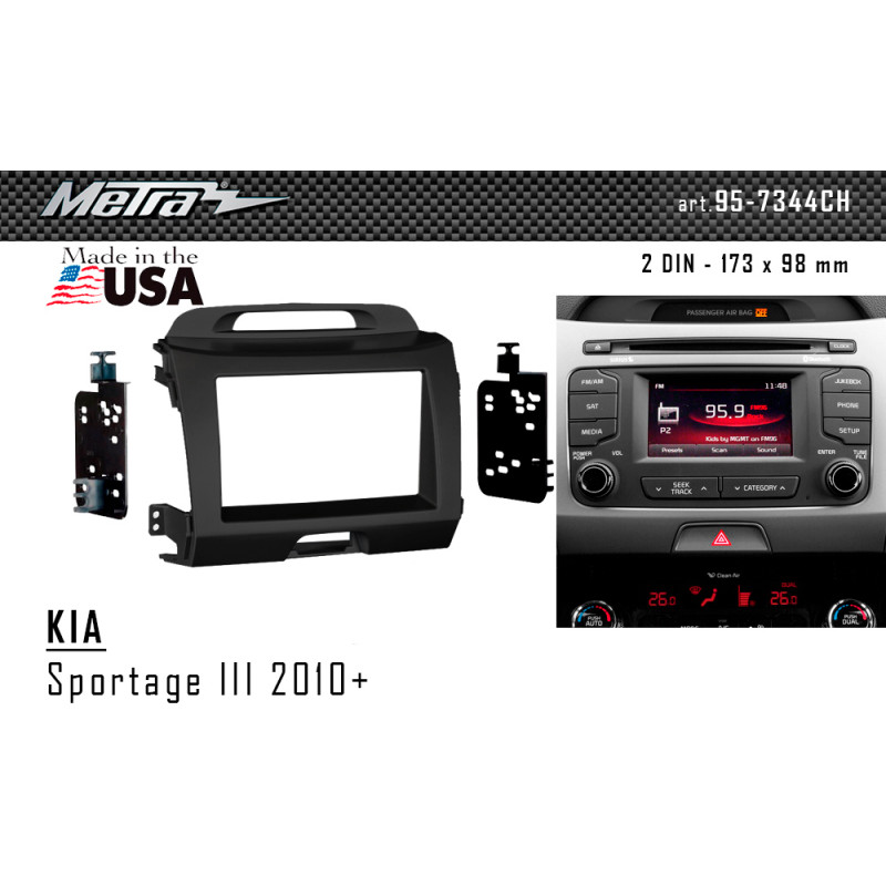 Adapter frame for KIA Sportage Metra 95-7344CH