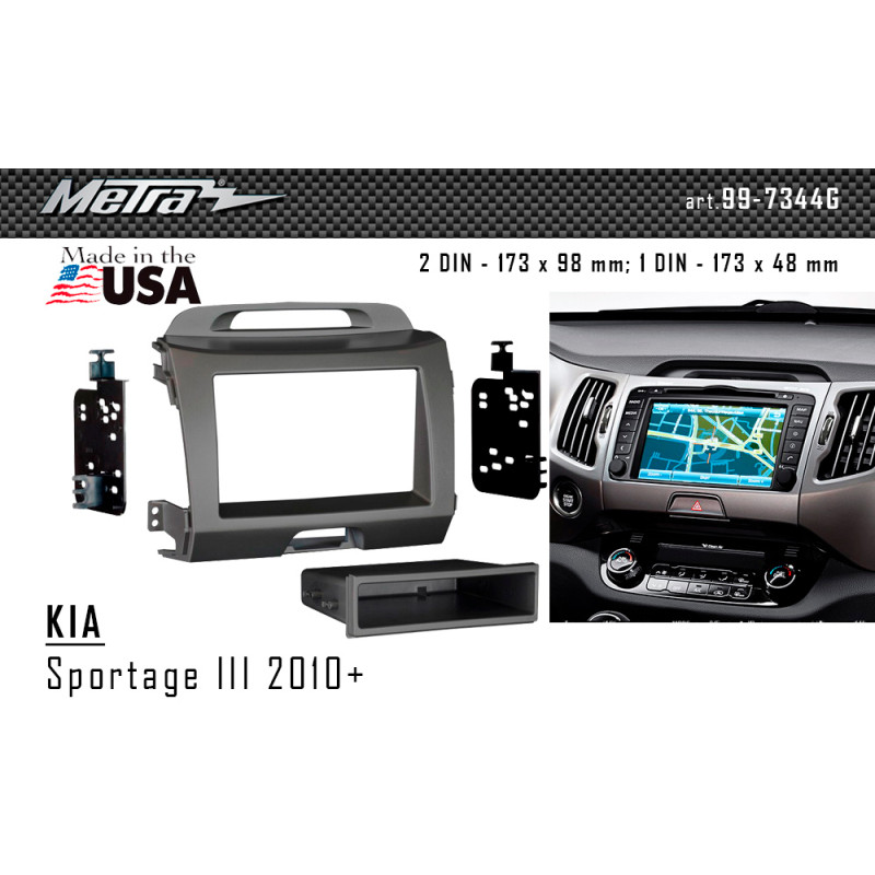 Adapter frame for KIA Sportage Metra 99-7344G