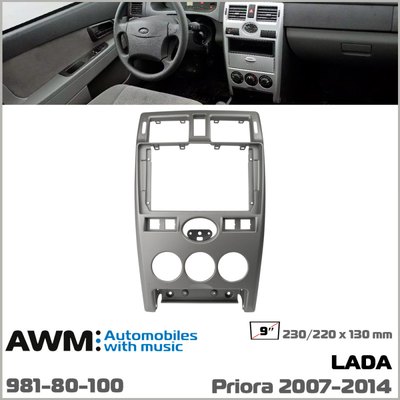 Adapter frame for LADA Priora AWM 981-80-100