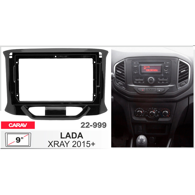 Adapter frame for LADA XRAY Carav 22-999