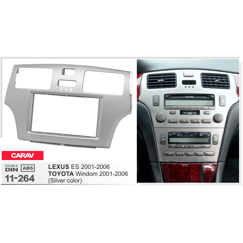 Adapter frame for Lexus ES Carav 11-264
