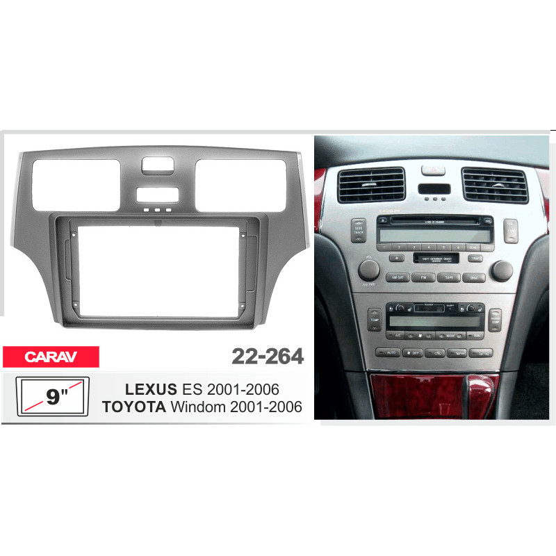 Adapter frame for Lexus ES Carav 22-264