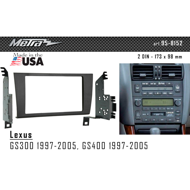 Estructura de transición para Lexus GS (modelos 1995-2015).