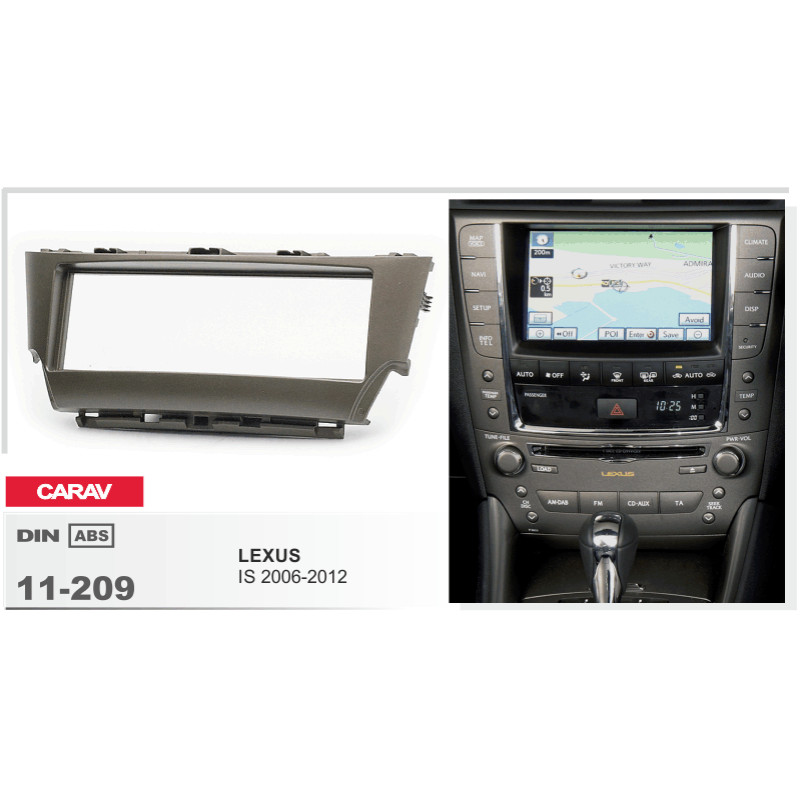 Adapter frame for Lexus IS Carav 11-209
