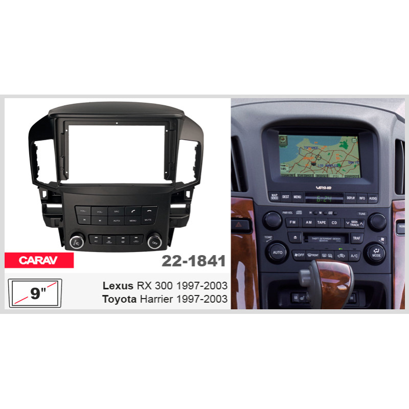 Adapter frame for Lexus RX 300, Toyota Harrier Carav 22-1841
