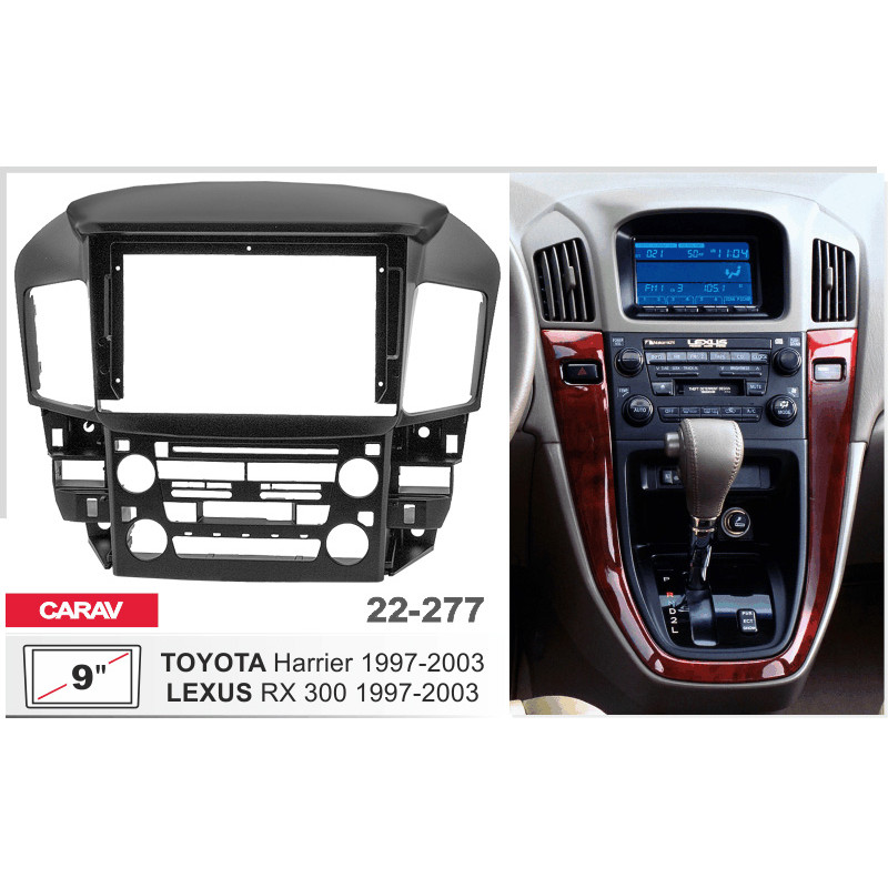 Adapter frame for Lexus RX 300, Toyota Harrier Carav 22-277