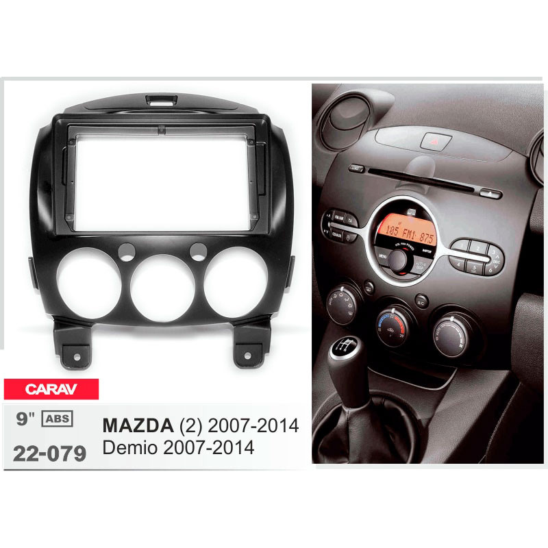 Adapter frame for Mazda 2 Carav 22-079