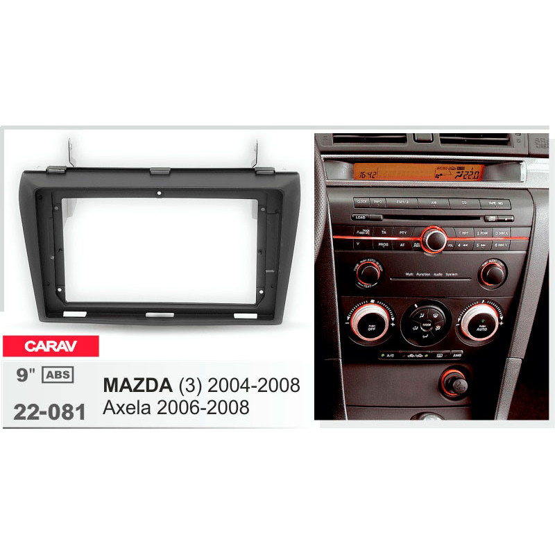 Adapter frame for Mazda 3 Carav 22-081