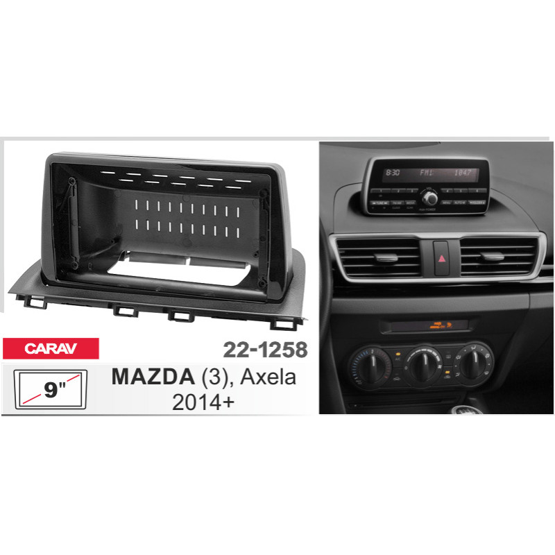 Adapter frame for Mazda 3 Carav 22-1258