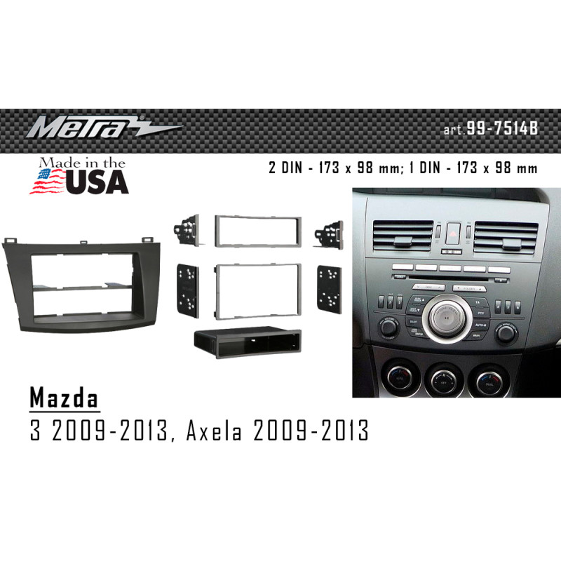 Estructura de transición para Mazda 3 (Metra 99-7514B).