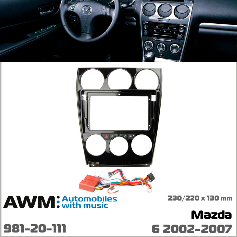 Adapter frame for Mazda 6 AWM 981-20-111