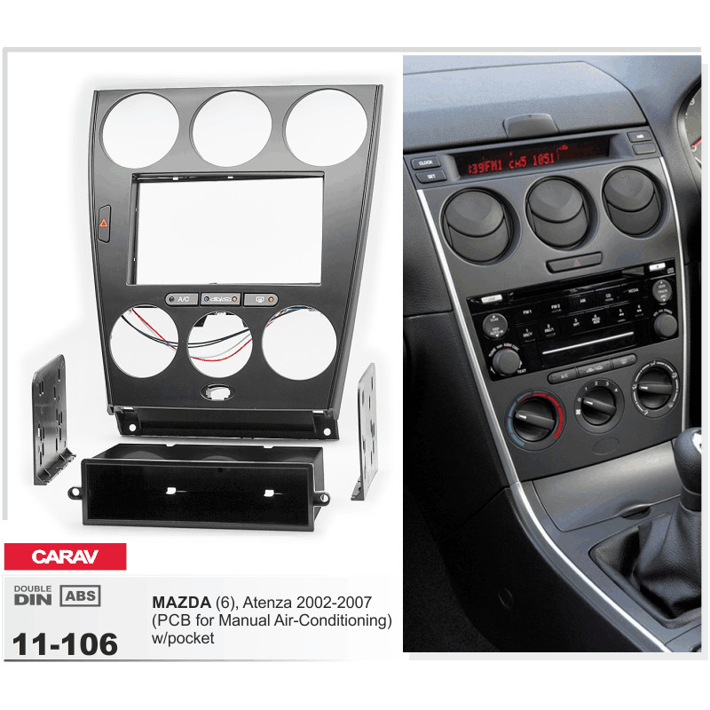 Adapter frame for Mazda 6 Carav 11-106