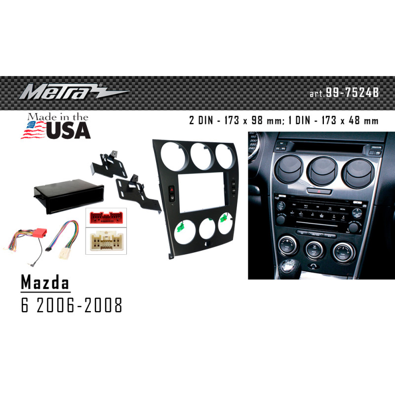 Estructura de transición para Mazda 6 (Metra 99-7524B).