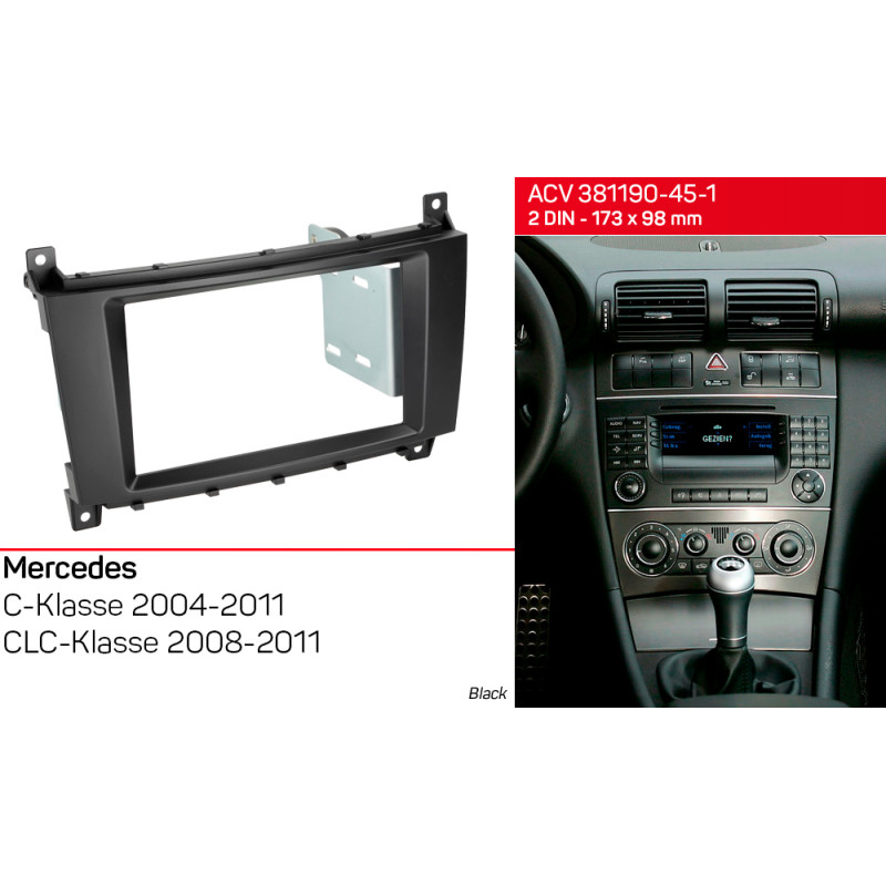 Adapter frame for Mercedes C-klasse, CLC-klasse ACV 381190-45-1