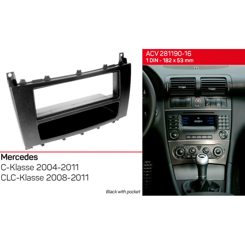 Adapter frame for Mercedes C-klasse, CLC-klasse, G-klasse ACV 281190-16