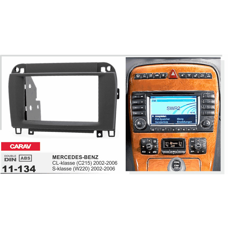 Adapter frame for Mercedes C215, W220 Carav 11-134