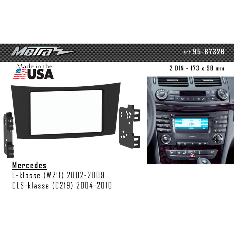 Adapter frame for Mercedes E-klasse (W211), CLS-klasse (C219) Metra 95-8732B