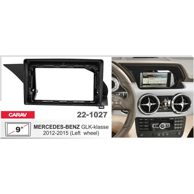 Adapter frame for Mercedes GLK-klasse Carav 22-1027