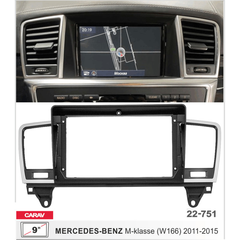 Adapter frame for Mercedes ML-klasse Carav 22-751