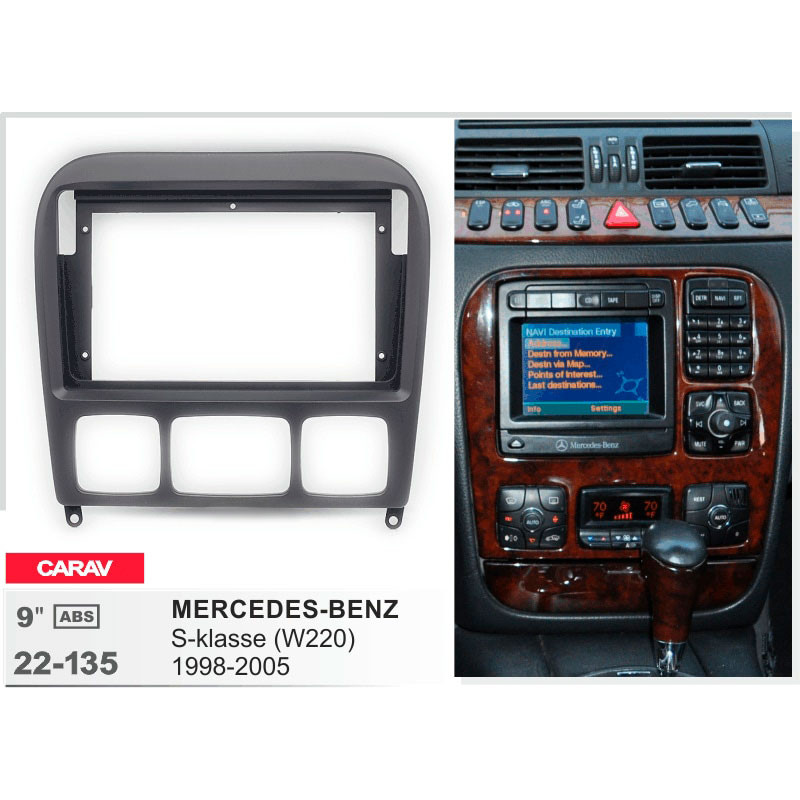 Übergangsrahmen für Mercedes S-Klasse Viano (221.222) – Baujahr 2002–2013