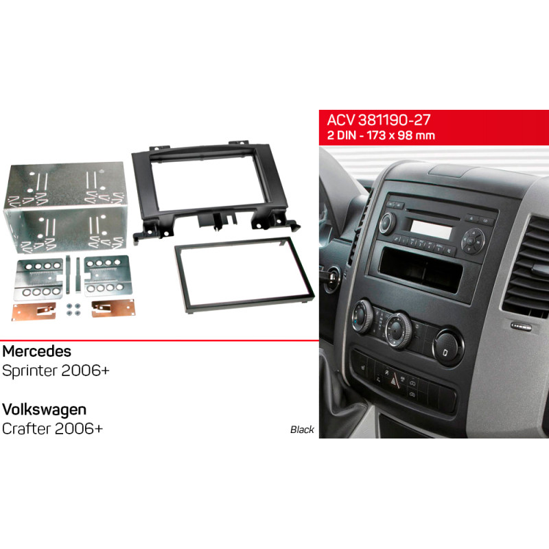 Adapter frame for Mercedes Sprinter, Volkswagen Crafter ACV 381190-27