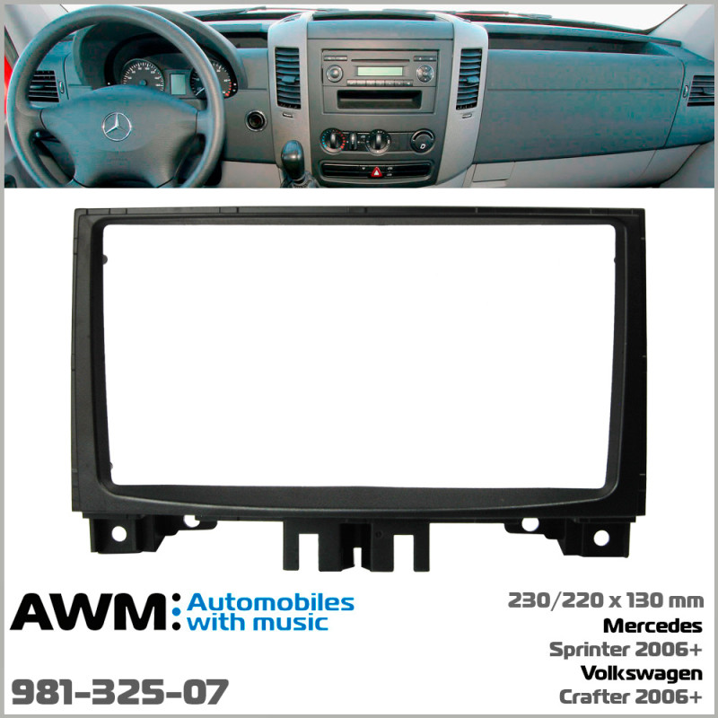 Adapter frame for Mercedes Sprinter, Volkswagen Crafter AWM 981-325-07