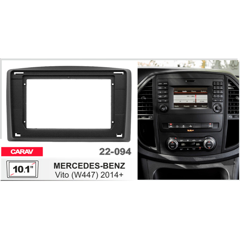 Adapter frame for Mercedes Vito (W447) Carav 22-094
