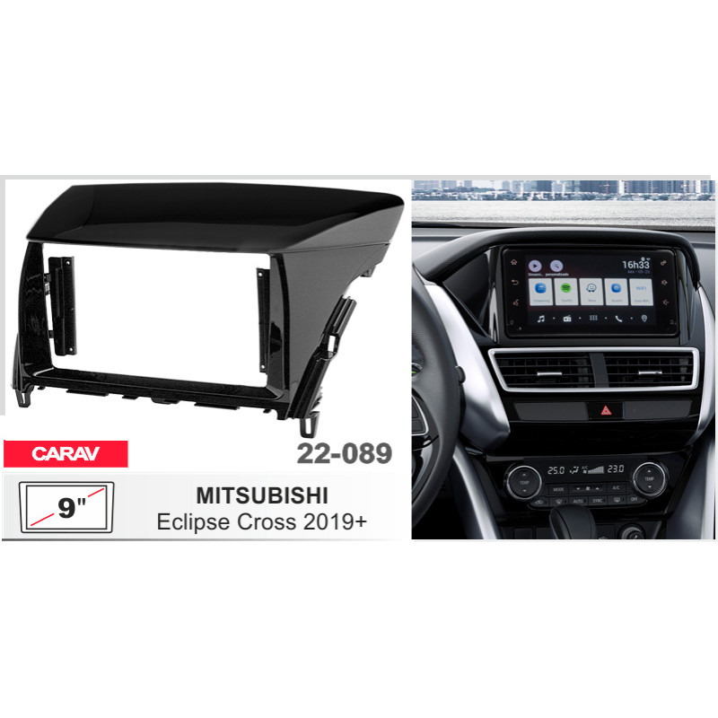 Adapter frame for Mitsubishi Eclipse Cross Carav 22-089