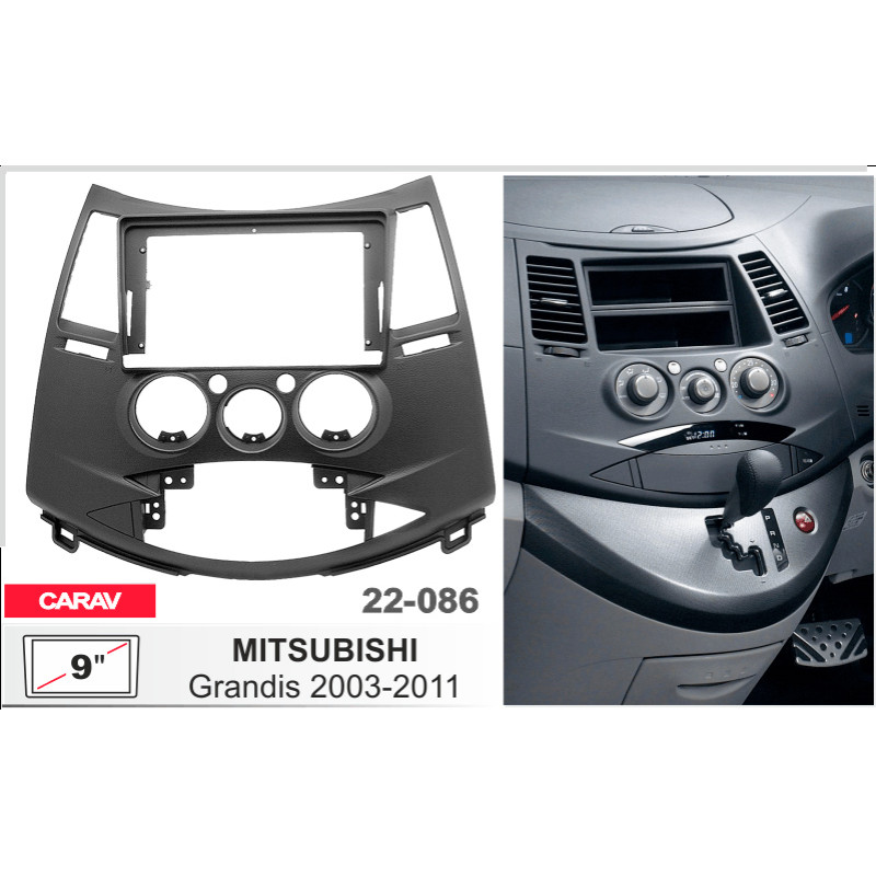 Adapter frame for Mitsubishi Grandis Carav 22-086