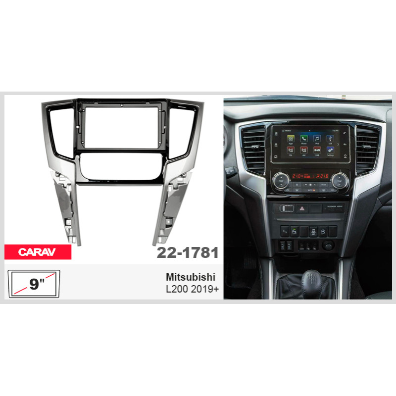 Přechodový rám pro Mitsubishi L200 Carav 22-1781