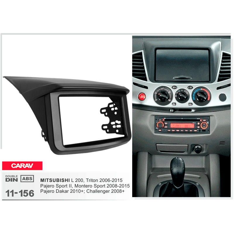 Adapter frame for Mitsubishi L200, Pajero Sport Carav 11-156