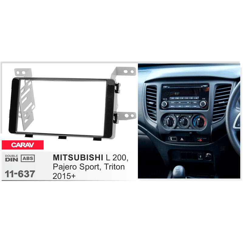 Přechodová ráma pro Mitsubishi L200, Pajero Sport Carav (11-637)