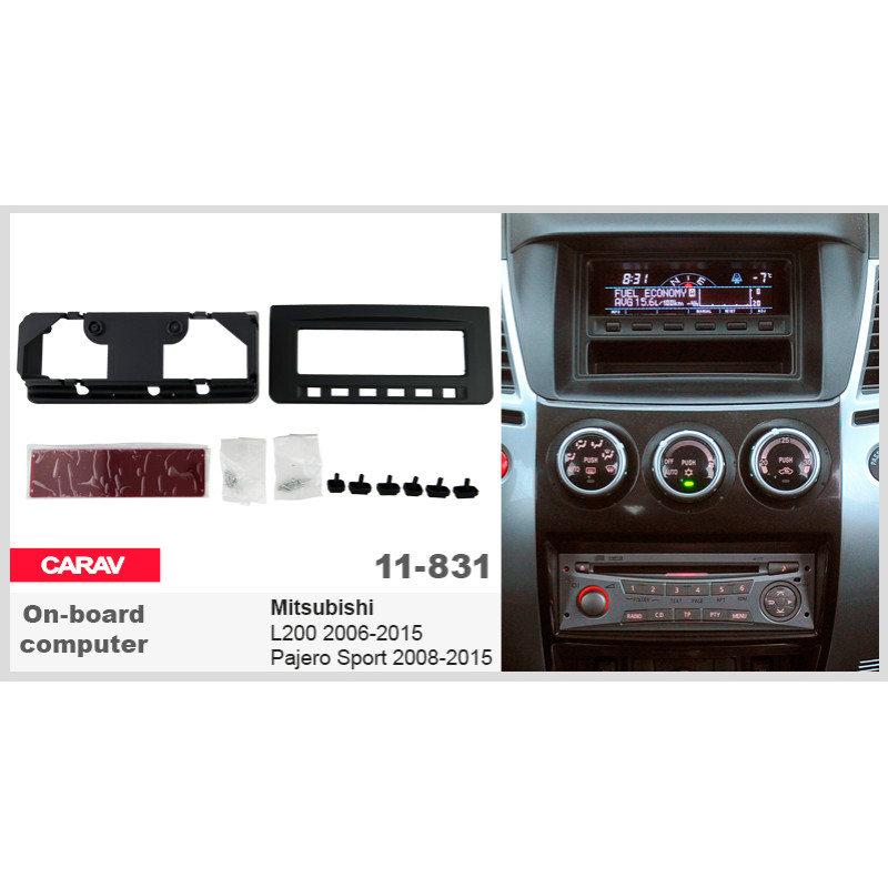 Adapter frame for Mitsubishi L200, Pajero Sport Carav 11-831